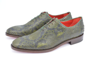 ZAPATO SERPIENTE VERDE OLIVA