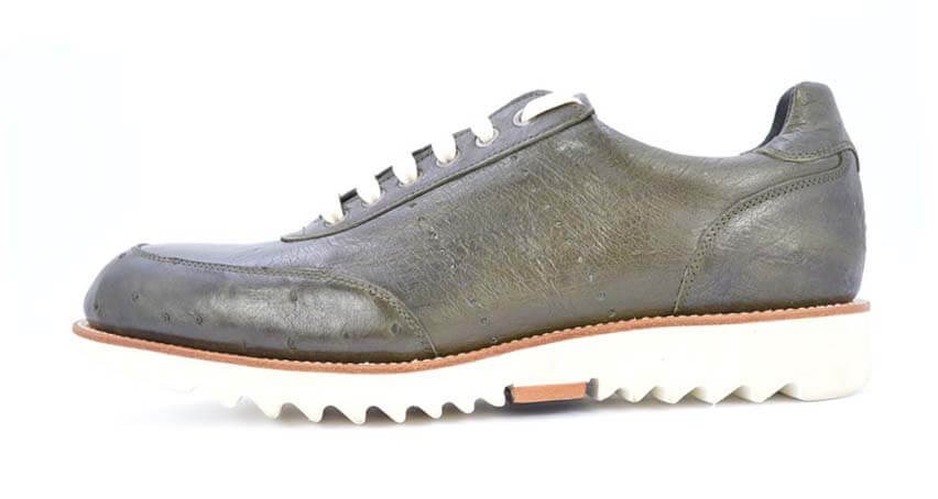 SNEAKER AVESTRUZ VERDE NATURE